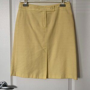 MAX & Co. Skirt in Butter Yellow (Size US 8/waist 29"/length 21.25")